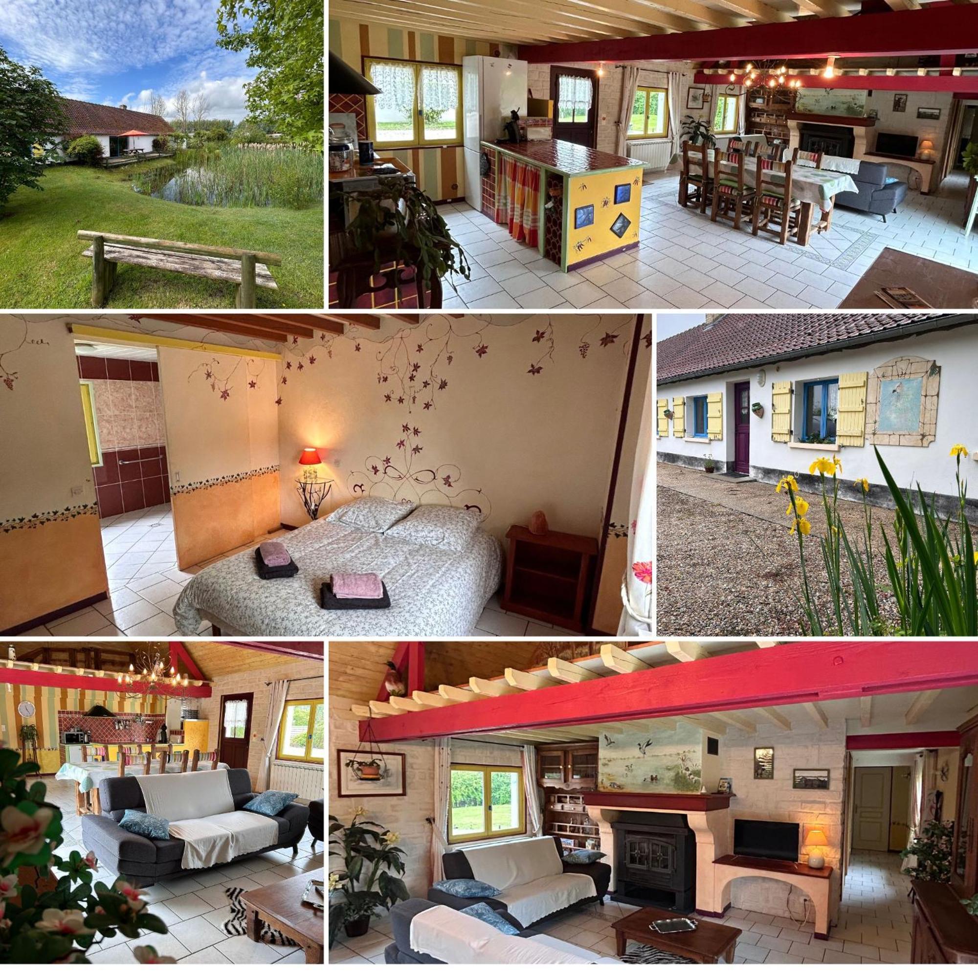 Вилла La Fermette - Calme - Wifi - Plain Pied Favieres  Экстерьер фото